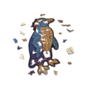 Kép 1/5 - Bóbitás pingvin fa puzzle 
