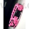 Kép 2/2 - Pink Szív Paracord Női Karkötő