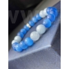 Kép 1/2 - Tengeri kékség női ásvány karkötő