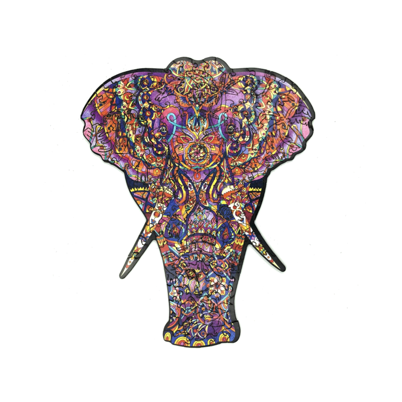 Hatalmas elefánt fa puzzle - M méret