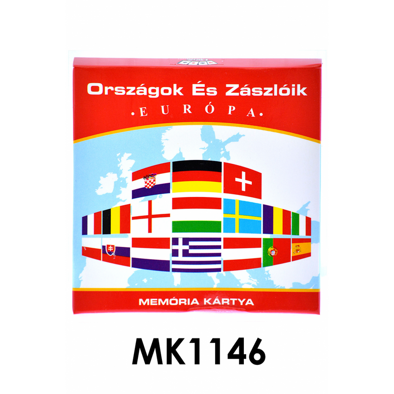 Memóriakártya, Országok és Zászlóik - Európa