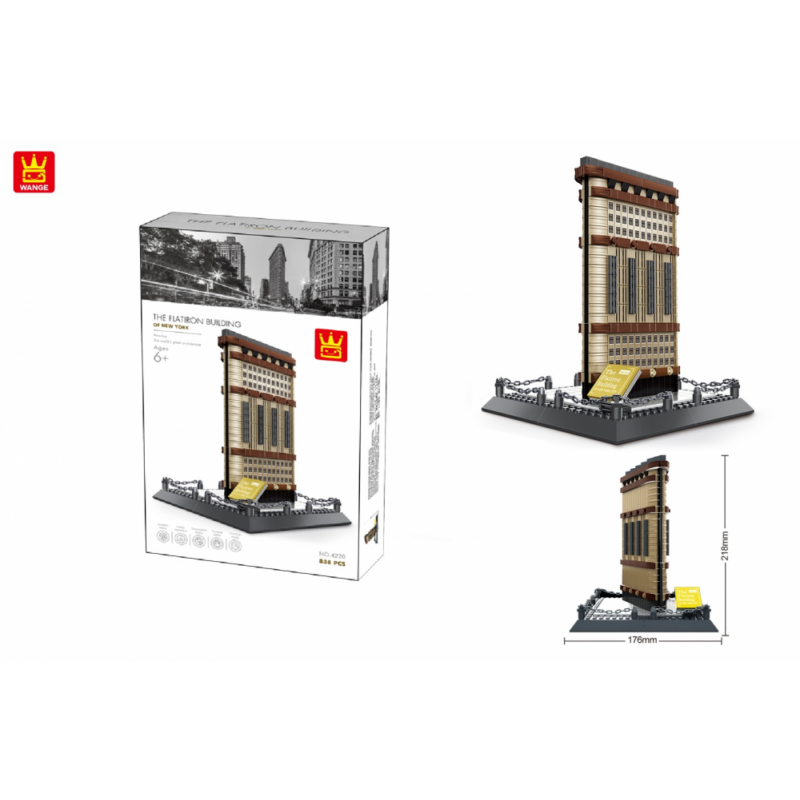 WANGE® 4220 | lego-kompatibilis építőjáték Flatiron building – New York