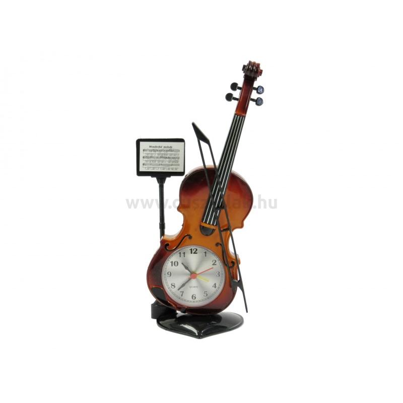 Hegedű óra 27cm