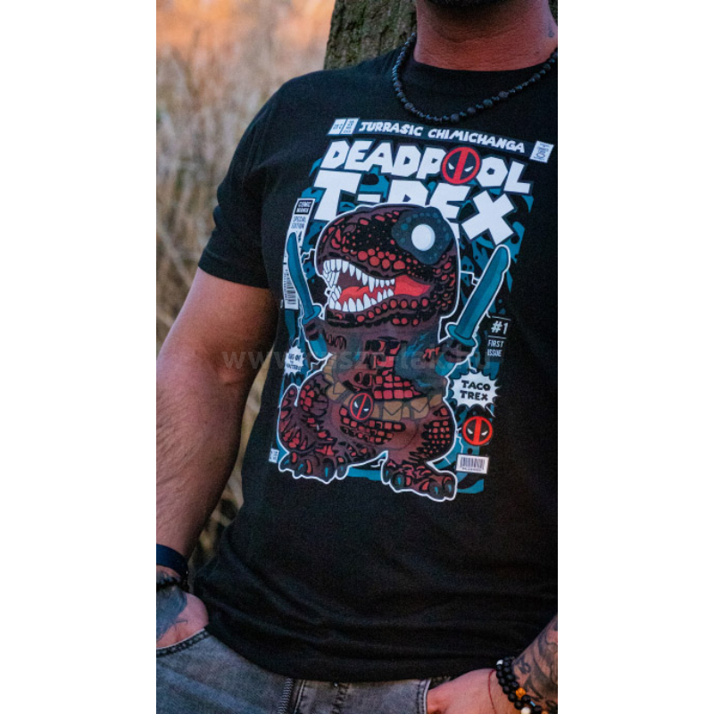 Dead Rex mintás férfi póló