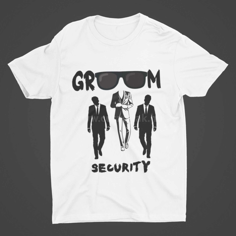 Groom Security  legénybúcsús póló