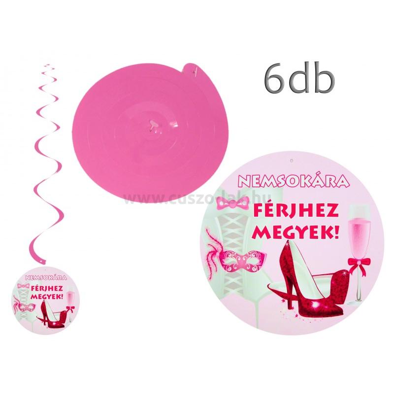 Függődekoráció szett Férjhez megyek 6db 