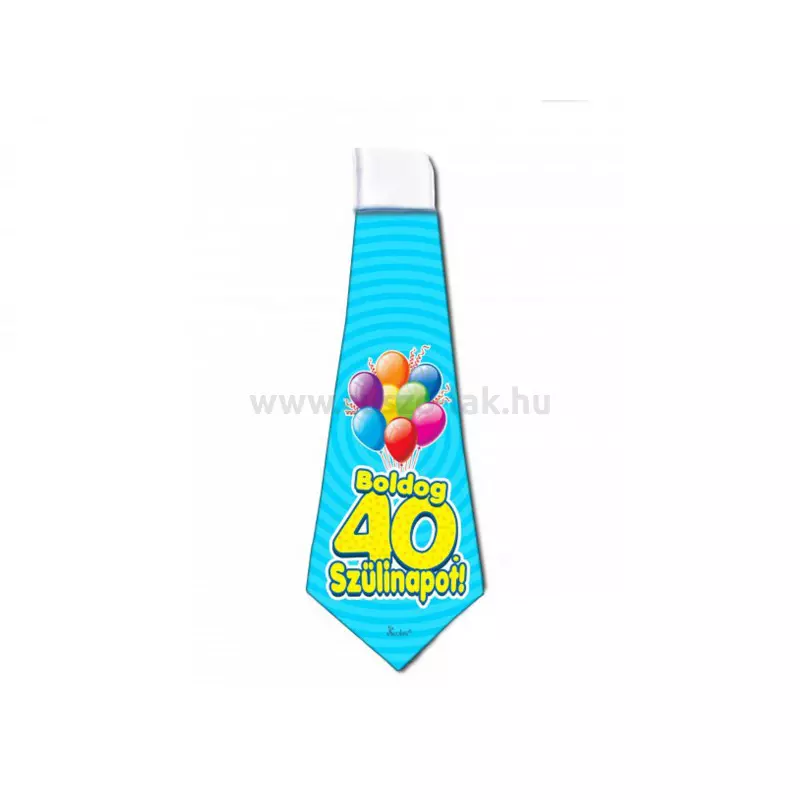 Boldog 40. Szülinapot nyakkendő